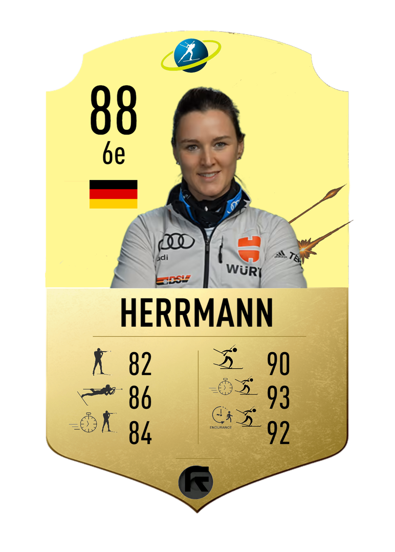 Denise Herrmann-Wick - Final normal card 2021-2022 - Biathlon Cards