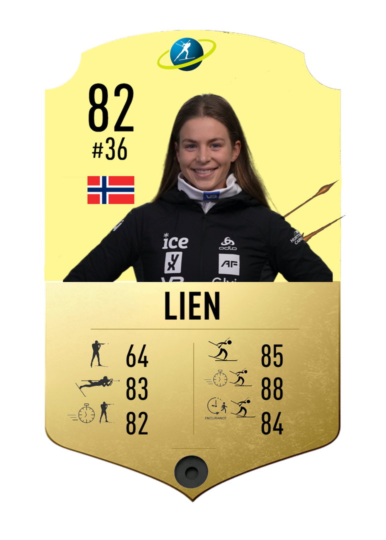 Ida Lien - Final normal card 2021-2022 - Biathlon Cards