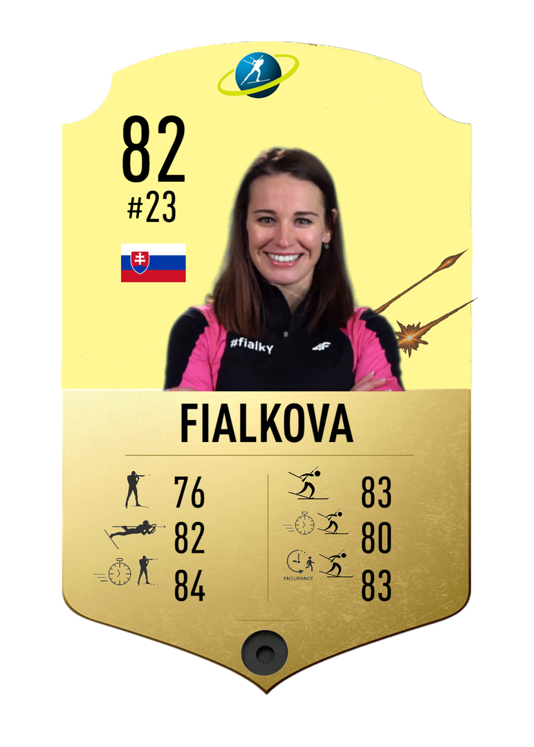 Paulina Batovska Fialkova - Final normal card 2021-2022 - Biathlon Cards