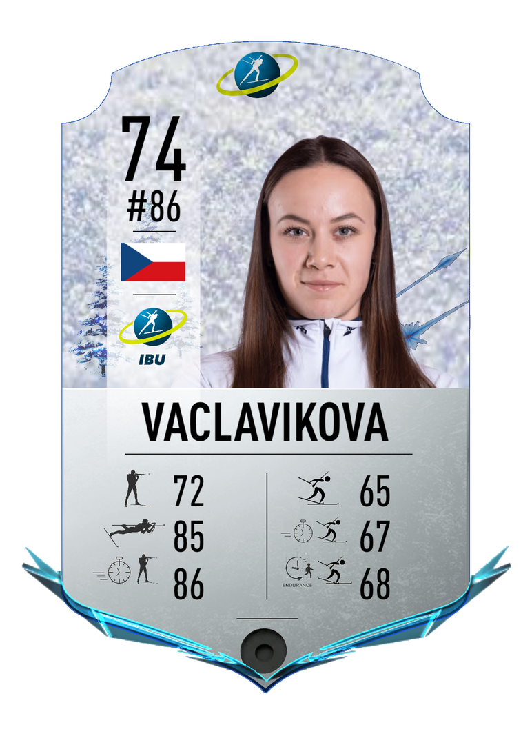 Eliska Vaclavikova - Regular card for 2022-2023 - Biathlon Cards