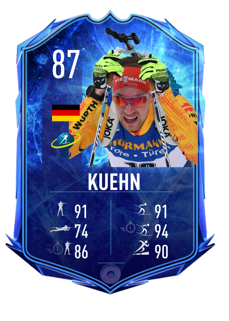 Johannes Kuehn - Card Twitter Community Winner 2022-2023 - Biathlon Cards