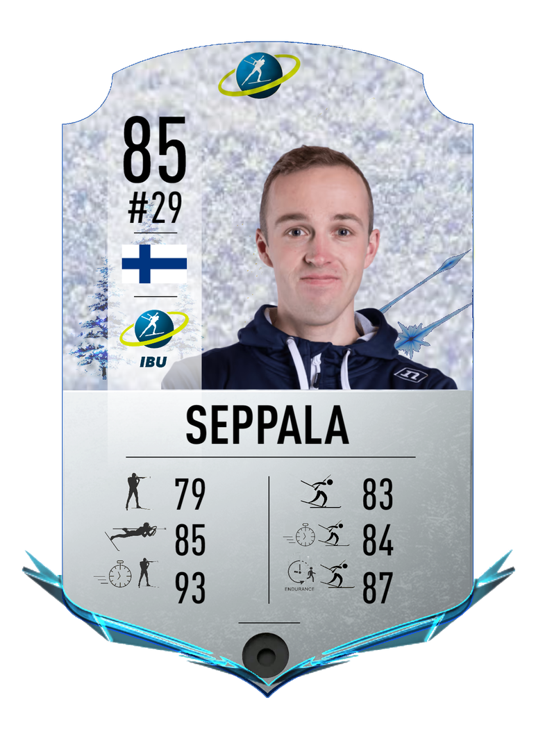 Tero Seppala - Final normal card 2022-2023 - Biathlon Cards