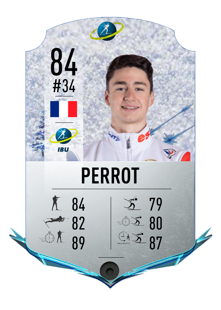 Eric Perrot - Final normal card 2022-2023 - Biathlon Cards