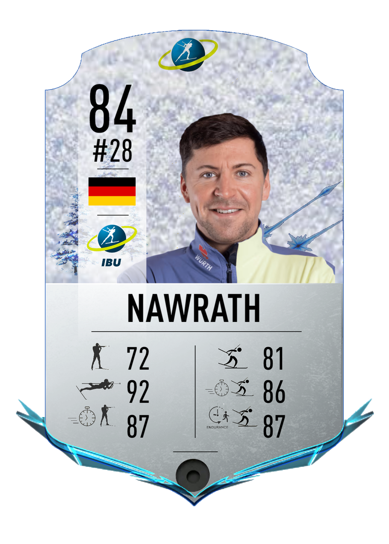 Philipp Nawrath - Final normal card 2022-2023 - Biathlon Cards