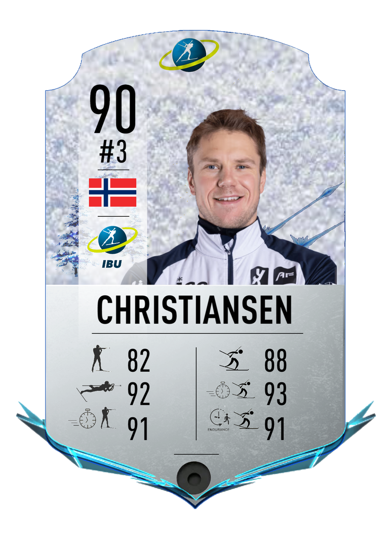 Vetle Christiansen - Final normal card 2022-2023 - Biathlon Cards