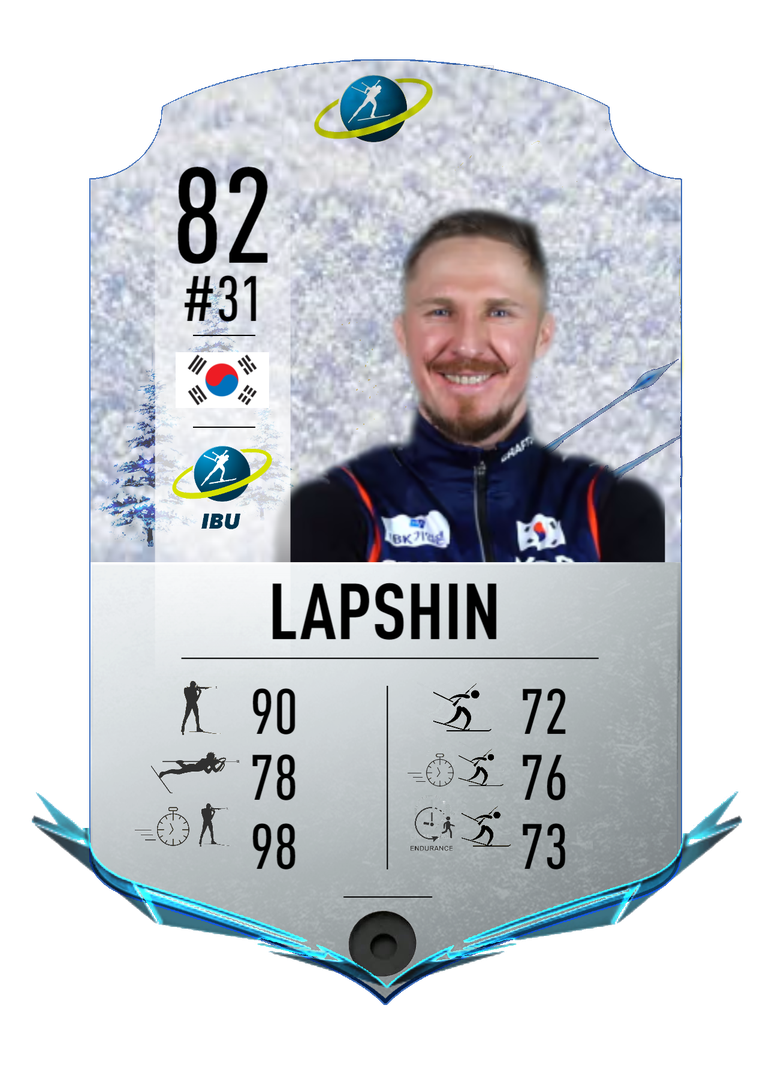 Timofei Lapshin - Final normal card 2022-2023 - Biathlon Cards