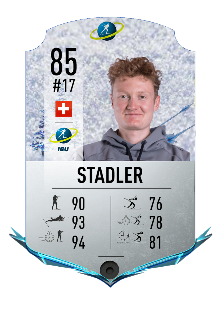 Sebastian Stalder - Final normal card 2022-2023 - Biathlon Cards