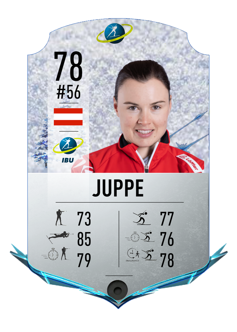 Anna Juppe - Final normal card 2022-2023 - Biathlon Cards