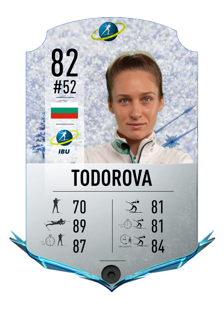 Milena Todorova - Final normal card 2022-2023 - Biathlon Cards