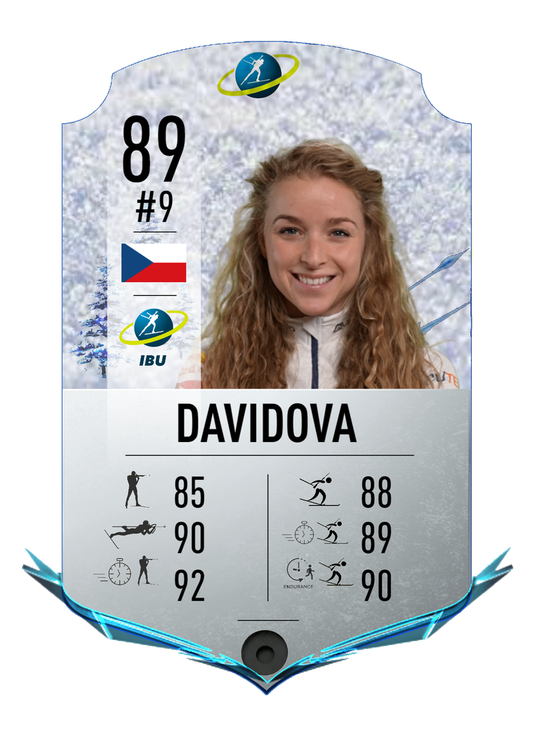 Marketa Davidova - Final normal card 2022-2023 - Biathlon Cards