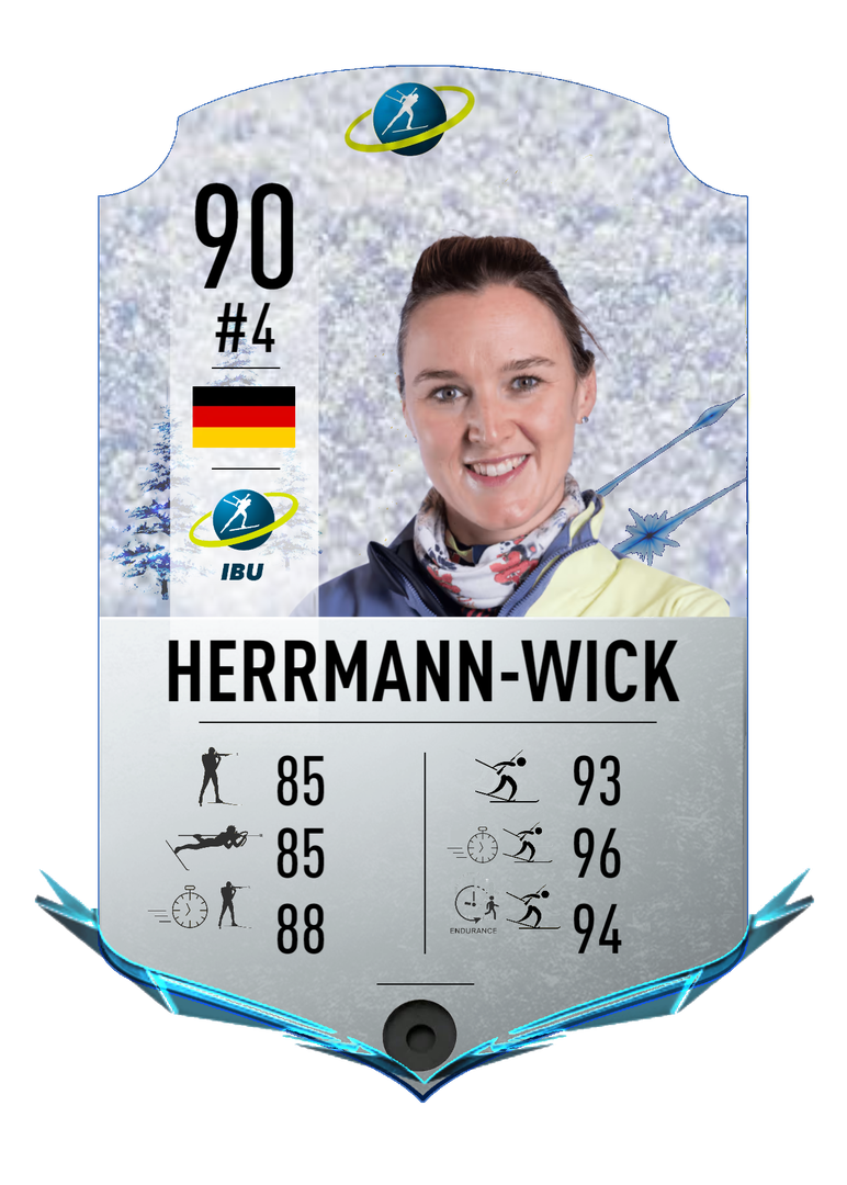 Denise Herrmann-Wick - Final normal card 2022-2023 - Biathlon Cards