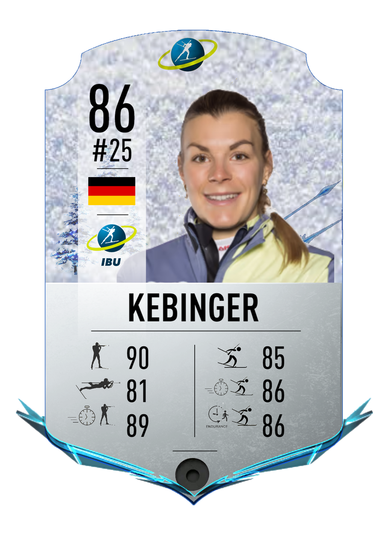 Hanna Kebinger - Final normal card 2022-2023 - Biathlon Cards