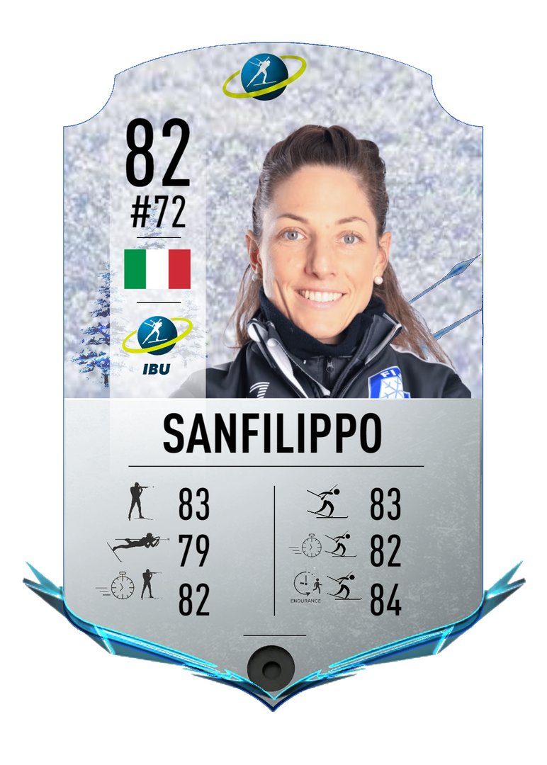 Frederica Sanfilippo - Final normal card 2022-2023 - Biathlon Cards