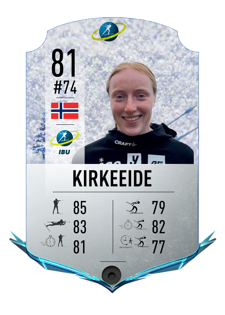 Maren Kirkeeide - Final normal card 2022-2023 - Biathlon Cards