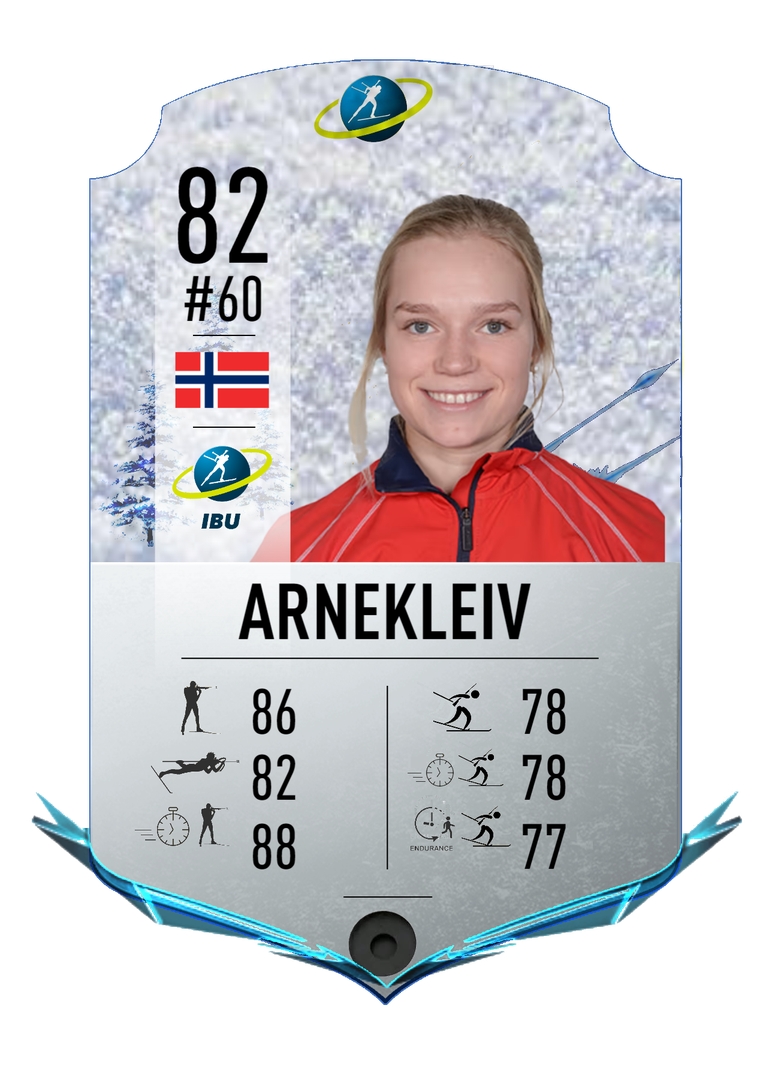 Juni Arnekleiv - Final normal card 2022-2023 - Biathlon Cards