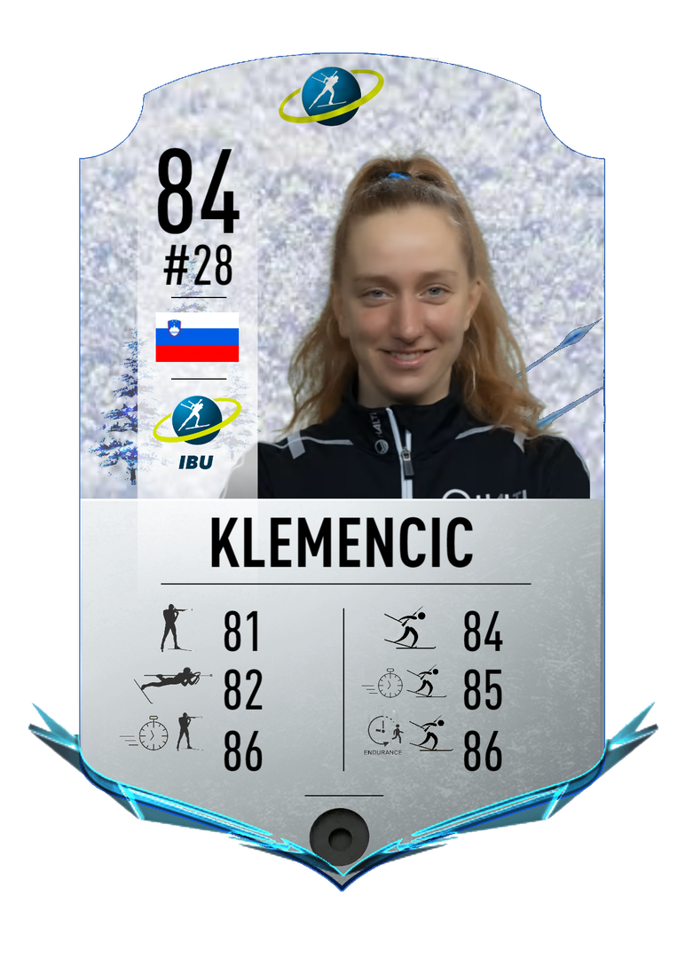 Polona Klemencic - Final normal card 2022-2023 - Biathlon Cards