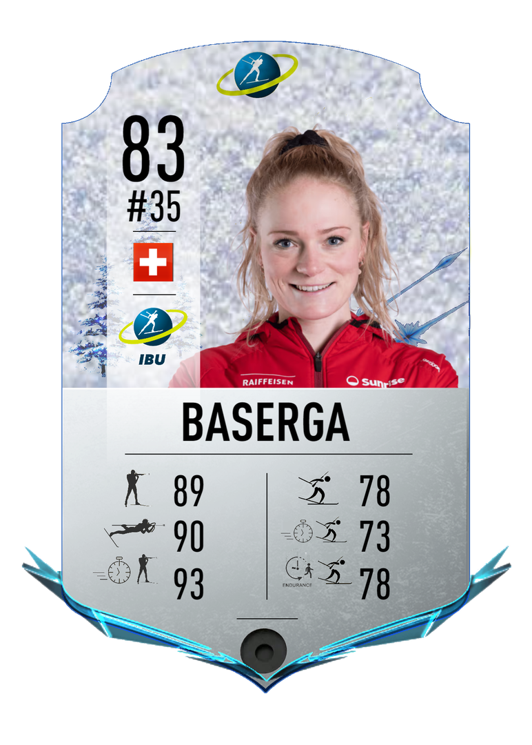 Amy Baserga - Final normal card 2022-2023 - Biathlon Cards