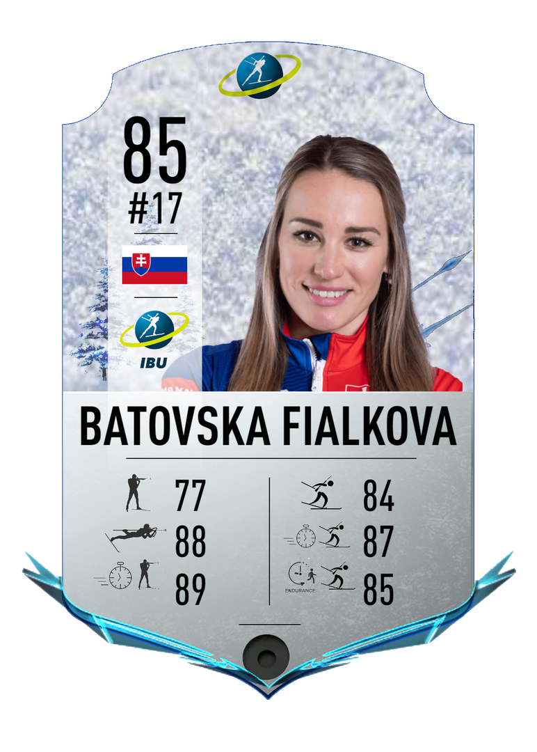 Paulina Batovska Fialkova - Final normal card 2022-2023 - Biathlon Cards