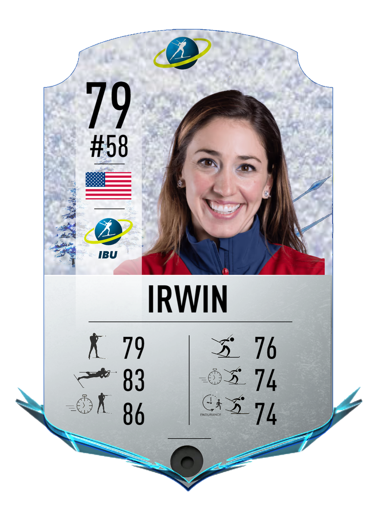 Deedra Irwin - Final normal card 2022-2023 - Biathlon Cards