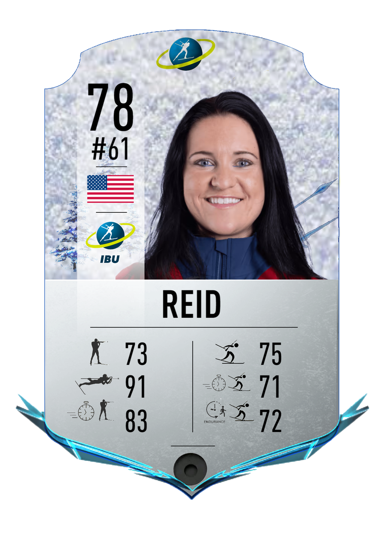 Joanne Reid - Final normal card 2022-2023 - Biathlon Cards