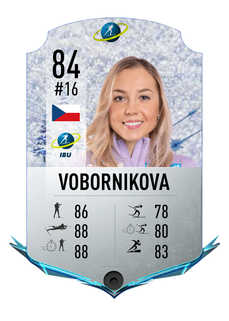 Tereza Vobornikova - Final normal card 2023-2024 - Biathlon Cards