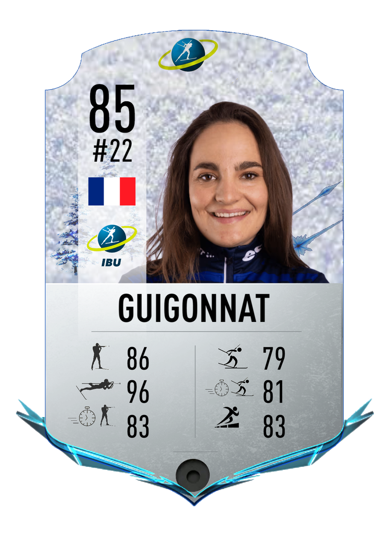 Gilonne Guigonnat - Final normal card 2023-2024 - Biathlon Cards