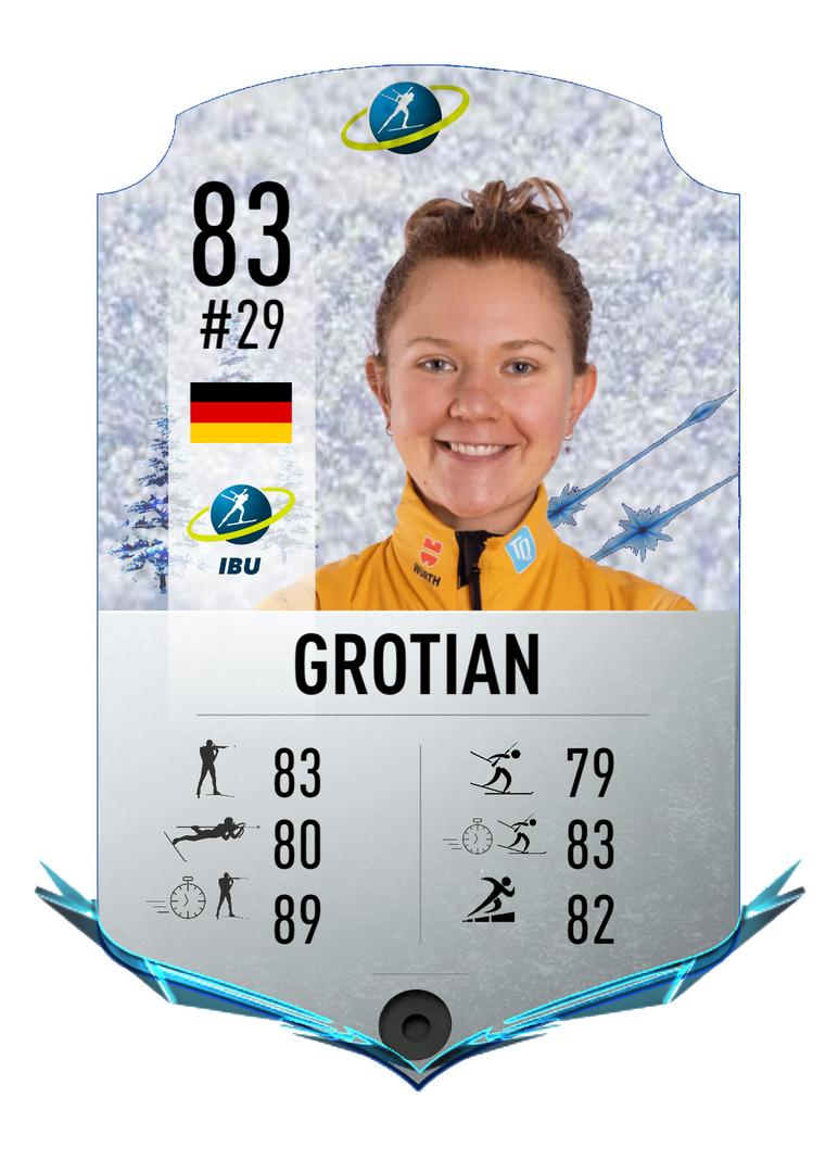 Selina Grotian - Final normal card 2023-2024 - Biathlon Cards