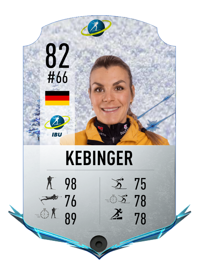 Hanna Kebinger - Final normal card 2023-2024 - Biathlon Cards