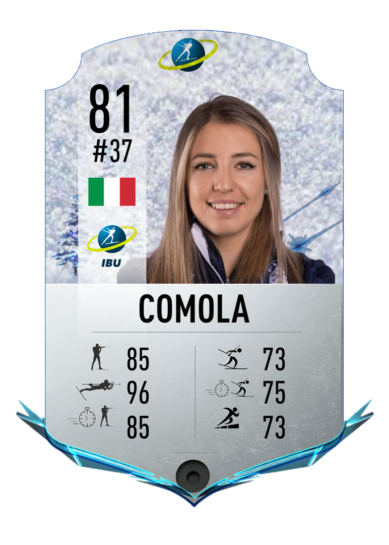 Samuela Comola - Final normal card 2023-2024 - Biathlon Cards