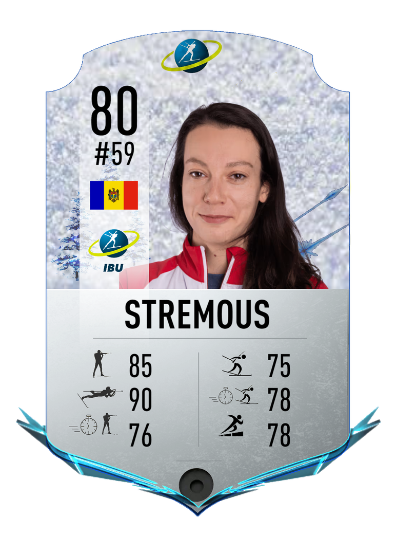 Alina Stremous - Final normal card 2023-2024 - Biathlon Cards