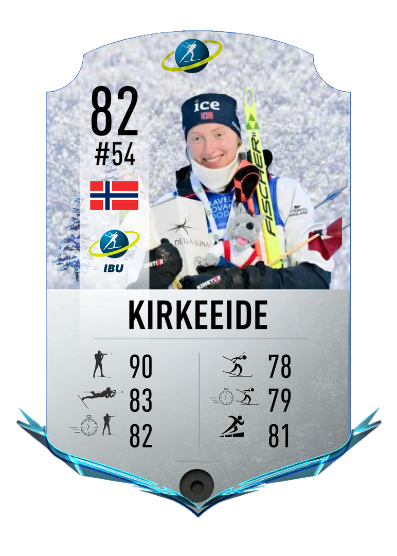 Maren Kirkeeide - Final normal card 2023-2024 - Biathlon Cards