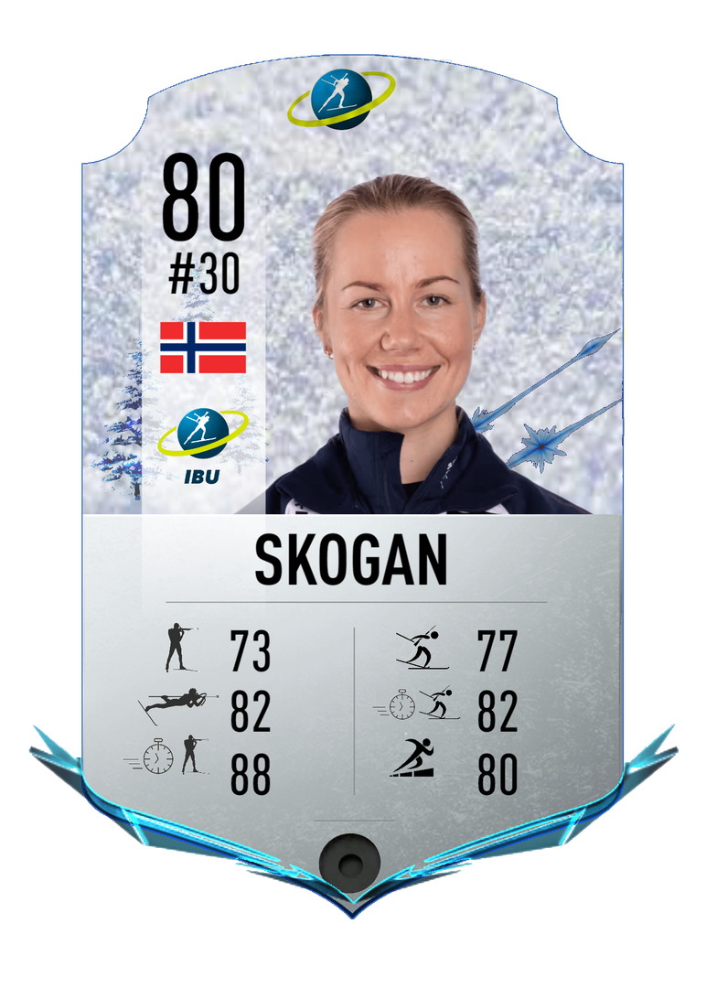 Marit Ishol Skogan - Final normal card 2023-2024 - Biathlon Cards