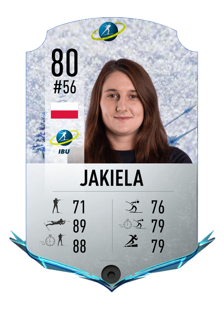 Joanna Jakiela - Final normal card 2023-2024 - Biathlon Cards