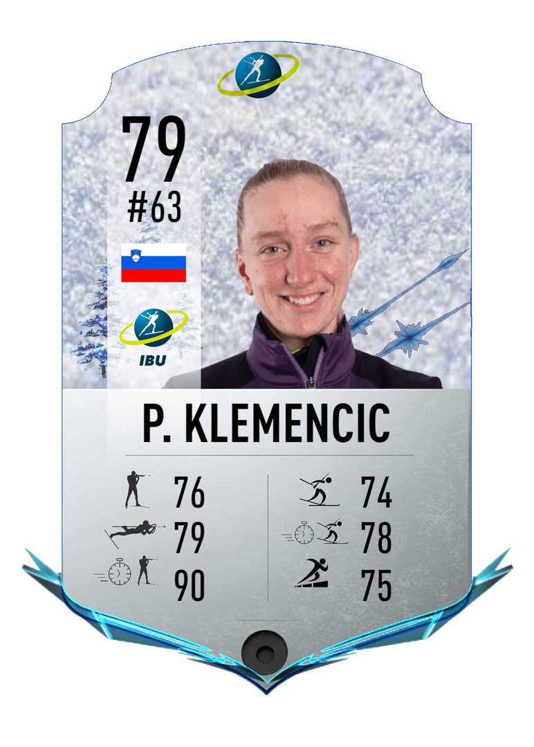 Polona Klemencic - Final normal card 2023-2024 - Biathlon Cards