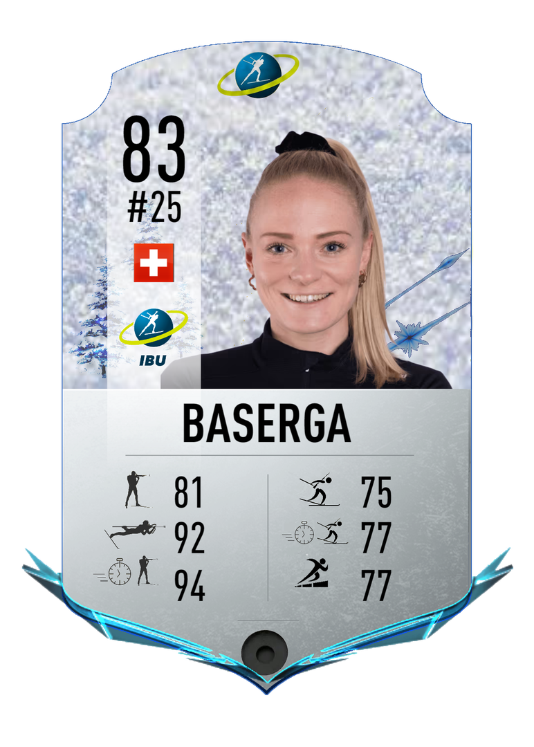 Amy Baserga - Final normal card 2023-2024 - Biathlon Cards