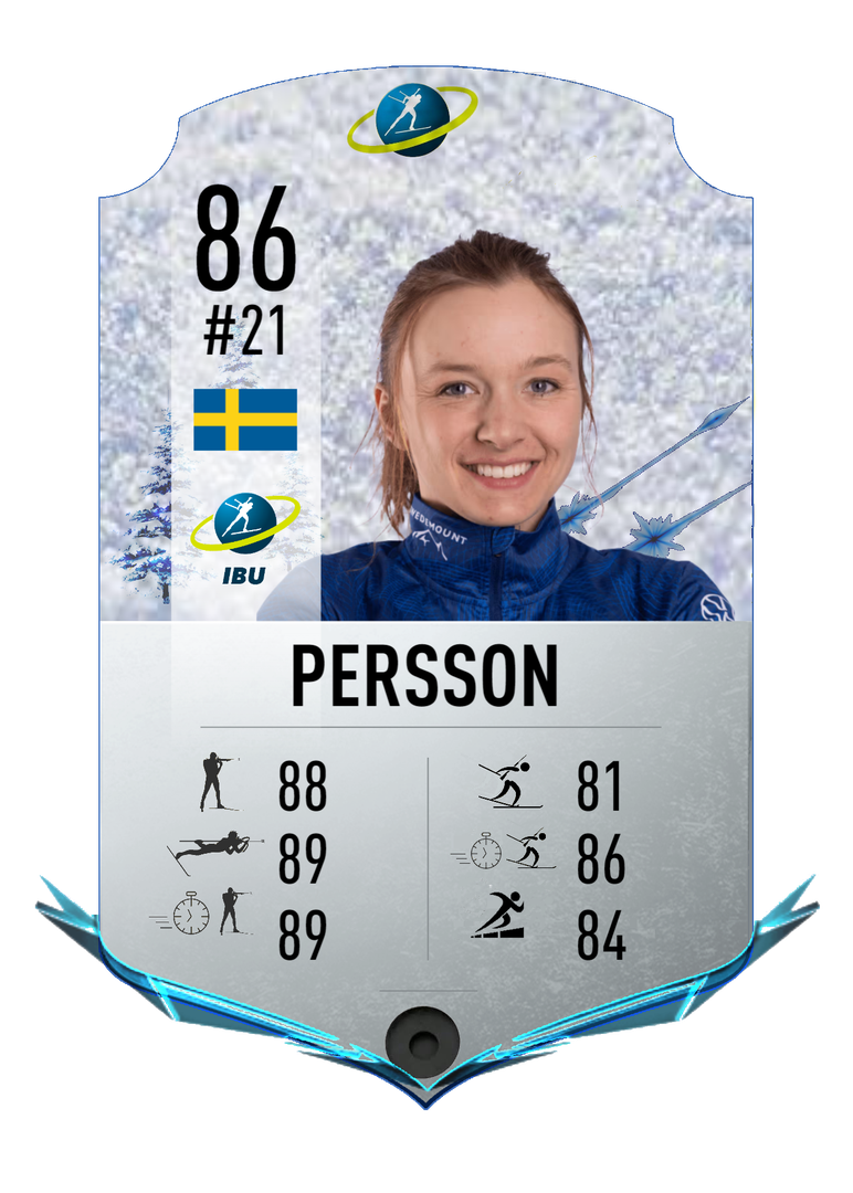 Linn Persson - Final normal card 2023-2024 - Biathlon Cards